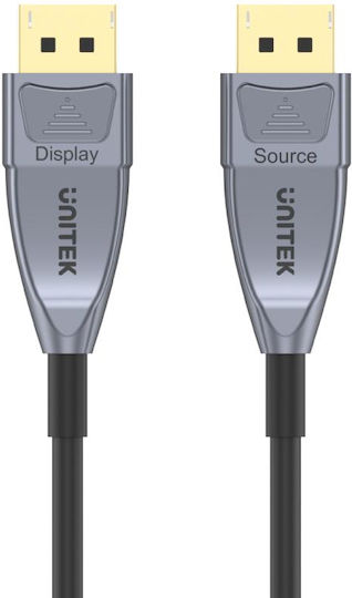 Unitek Cable DisplayPort male - DisplayPort male 10m Silver (C1616GY)