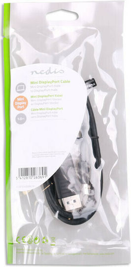 Nedis Cable mini DisplayPort male - DisplayPort male 1m (CCGP37400BK10)