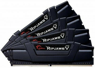 G.Skill Ripjaws V DDR4 128GB RAM με 4x32GB Modules και Ταχύτητα 3600 για Desktop
