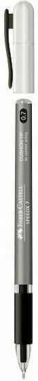 Faber-Castell SpeedX Pen Ballpoint 0.7mm Black with Black Ink