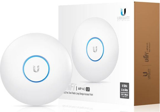 Ubiquiti UniFi AP AC LR Access Point Wi‑Fi 5 Dual Band (2.4 & 5GHz) Μονό Kit