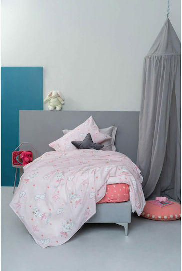 Palamaiki My Kingdom Mk738 Детски калъфи за възглавници от 100% памук 50x75бр Pink