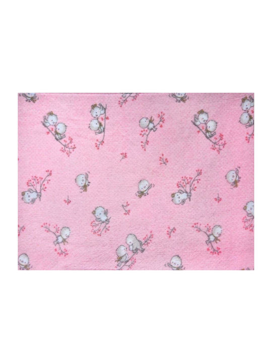 Dimcol Birds Kinder Kissenbezug 50x70cm 15 Pink