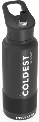 Proteas Filter Sticlă Termos Oțel inoxidabil 940ml Negru cu Pai
