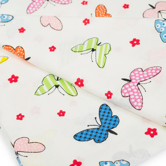 Dimcol Butterfly Față de pernă pentru copii din bumbac 100% 50x70cm 49