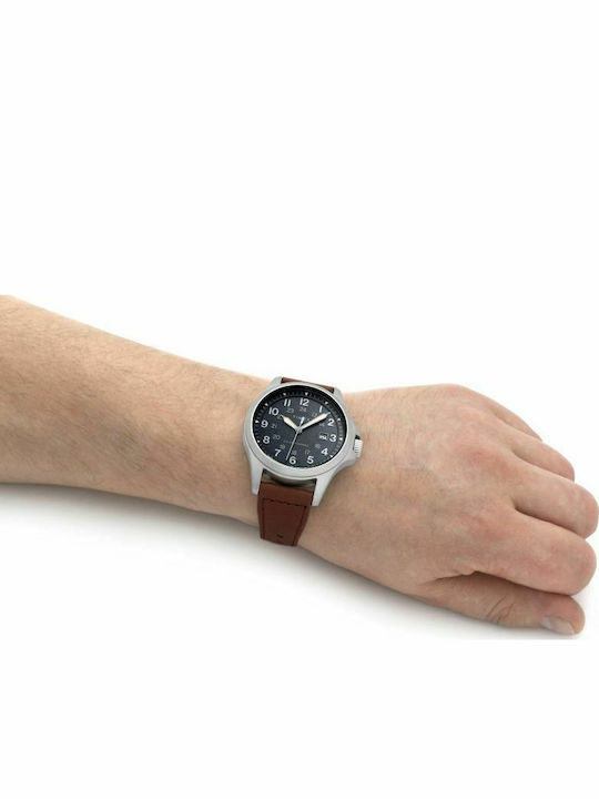 Timex Expedition North Field Watch Solar with Leather Strap Timex Expedition North Field Watch Solar with Leather Strap