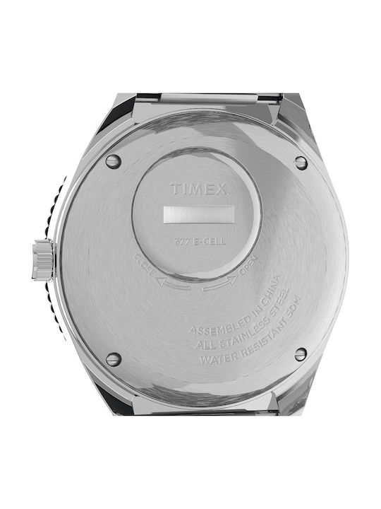 Timex Reissue Herrenuhr 38mm Batterie mit Silber Metallarmband