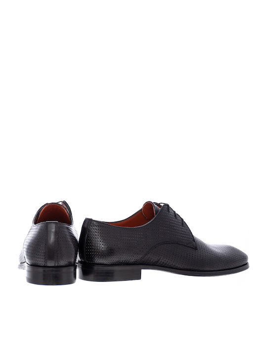 914T Handmade Men's Leather Dress Shoes Knit Black 914T/ST191
