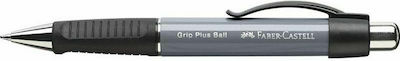 Faber-Castell Στυλό Ballpoint 0.7mm Grip Plus Dapple Grey