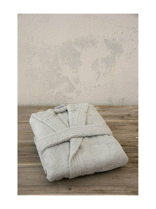 Nima Παιδικό Μπουρνούζι Wizard Light Gray με Κουκούλα