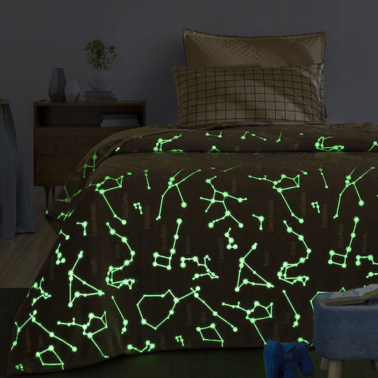 Beauty Home Pătură Fleece Fluorescentă Gri 160x220cm 6252KB