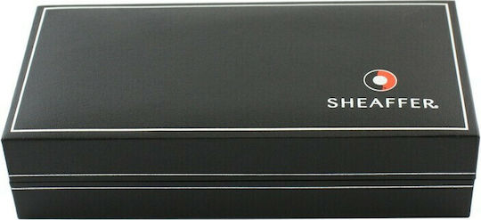 Sheaffer 100 Serie Rote Translucente Barrel Mit Gebürsteter Chromkappe Kugelschreiber