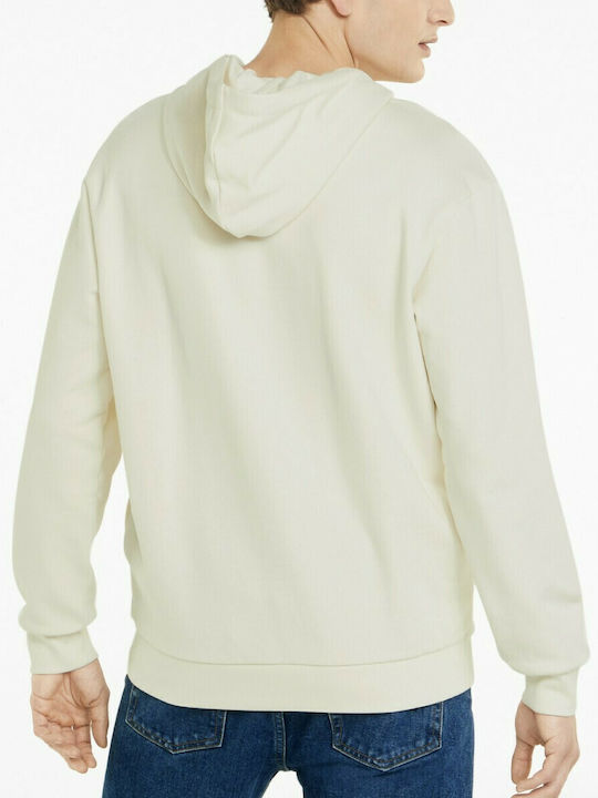 Puma Better Men's Sweatshirt with Hood and Pockets Beige