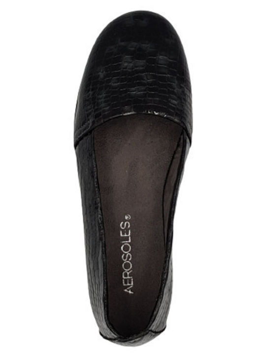 Armfull Pipoca Women's Leather Espadrilles Black
