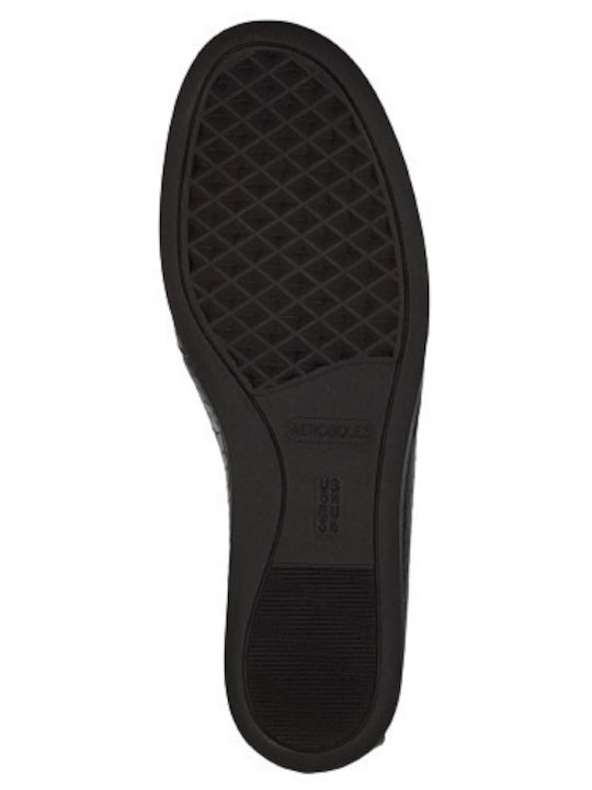 Armfull Pipoca Women's Leather Espadrilles Black