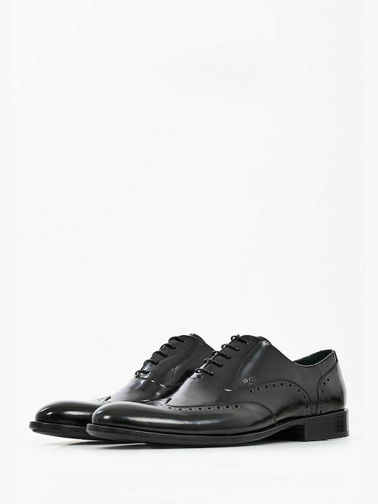 Boss Shoes Δερμάτινα Ανδρικά Oxfords Black Florentic