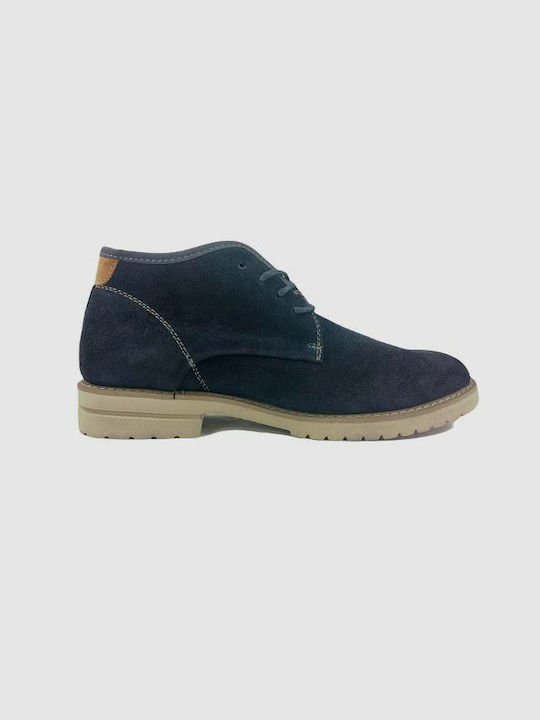 Xti Men's Suede Boots Blue