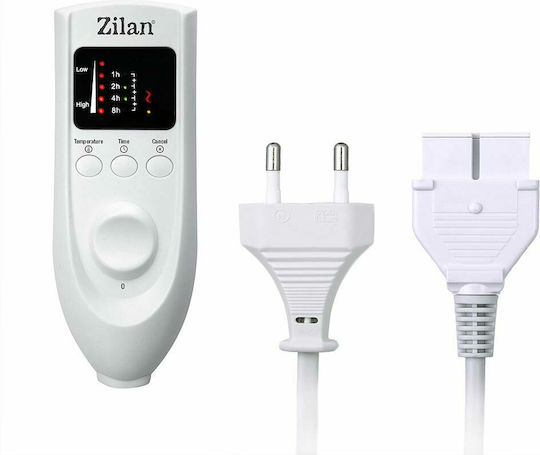 Zilan Μονή Ηλεκτρική Κουβέρτα Πλενόμενη με Χρονοδιακόπτη Beige 60W 80x150εκ.