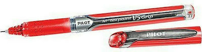 Pilot Στυλό Rollerball 0.5mm με Κόκκινο Mελάνι Hi-Tecpoint Grip