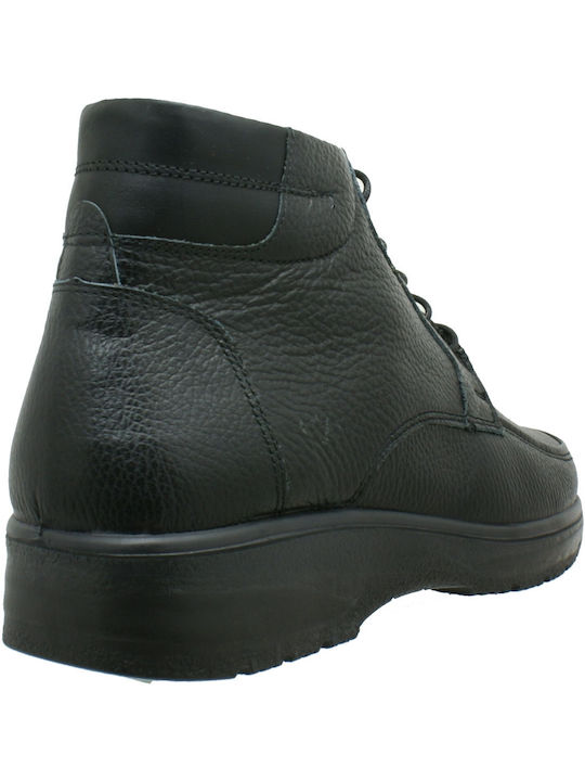 3004-01 Ghete Bărbați Din Piele Negre