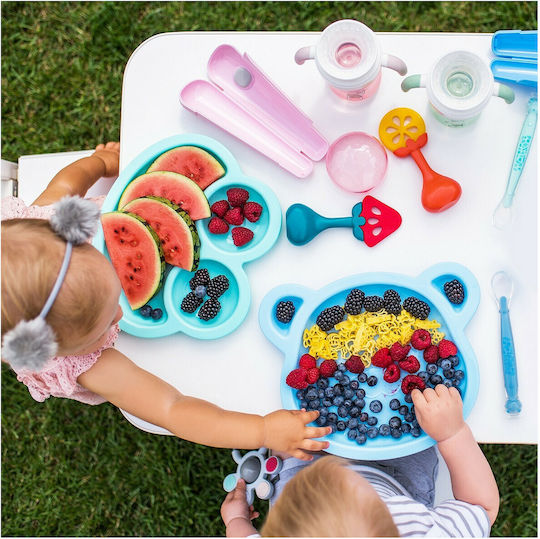 Babyono Watermelon Teething Rattle for Teething from Silicone for 3 Months+