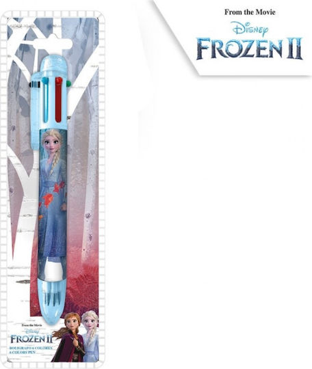 Kids Licensing Kids Licensing Pen Ballpoint with Multicolour Ink Frozen