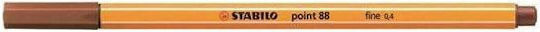 Stabilo Point 88 Marker de Proiectare 0.4mm Deep Red
