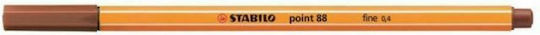 Stabilo Point 88 Marker de Proiectare 0.4mm Deep Red