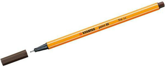 Stabilo Point 88 Μαρκαδόρος Σχεδίου Καφέ 0.4mm