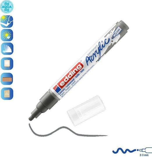 Edding 5100 Acrylic Marker 3mm Anthracite