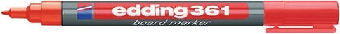 Edding 361 Μαρκαδόρος Πίνακα Κόκκινο 1mm