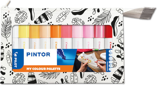 Pilot Pintor Medium Markere de Proiectare Multicolor 10buc