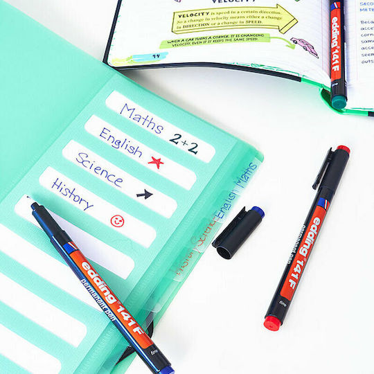 Edding 141F Folienstift 0.6mm Blue 141f/3