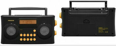 Sangean PR-D17 Portable Radio Electric / Battery with USB Black