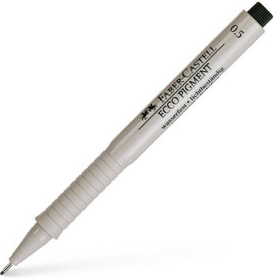 Faber-Castell Ecco Pigment Fineliner Design Markers 0.5mm Black 10pcs