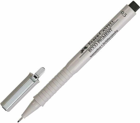 Faber-Castell Ecco Pigment Fineliner Design Markers 0.5mm Black 10pcs