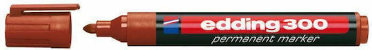 Edding 300 Permanent Marker 3mm Brown