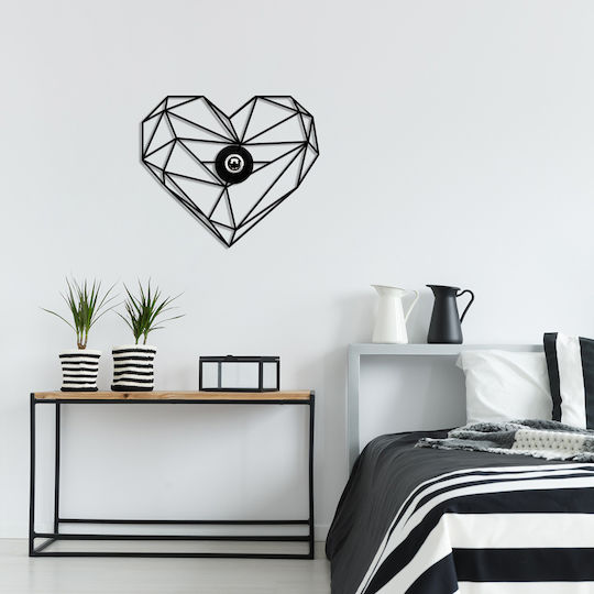 Megapap Heart Φωτιστικό Τοίχου Μαύρο 47x40x12εκ. Megapap Heart Φωτιστικό Τοίχου Μαύρο 47x40x12εκ.