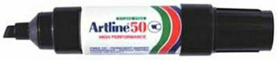 Artline 50 Permanent Marker 6mm Black