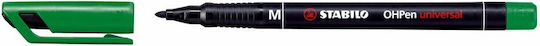 Stabilo ΟΗPen Universal M Маркер за Прозрачни Филми 1мм Зелен