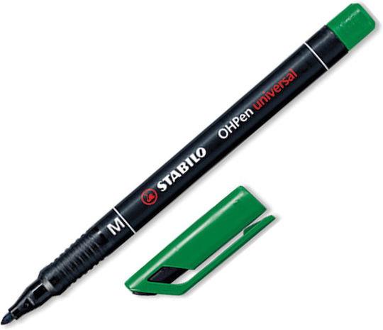 Stabilo ΟΗPen Universal M Маркер за Прозрачни Филми 1мм Зелен