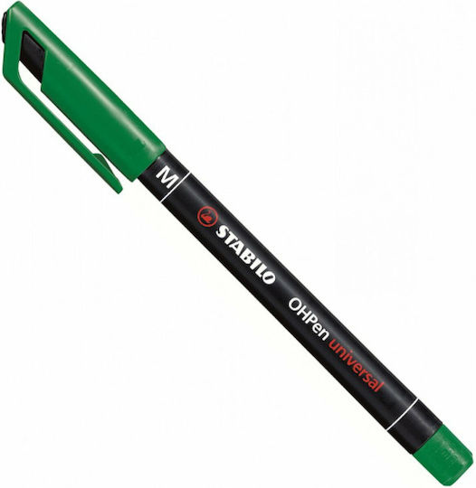 Stabilo ΟΗPen Universal M Маркер за Прозрачни Филми 1мм Зелен