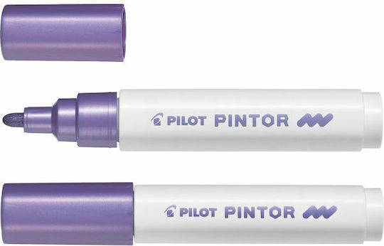 Pilot Pintor Medium Μαρκαδόρος Σχεδίου Μεταλλικό Μωβ 1.4mm