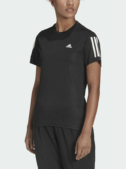 Own The Run Γυναικείο T-shirt Fast Drying Μαύρο