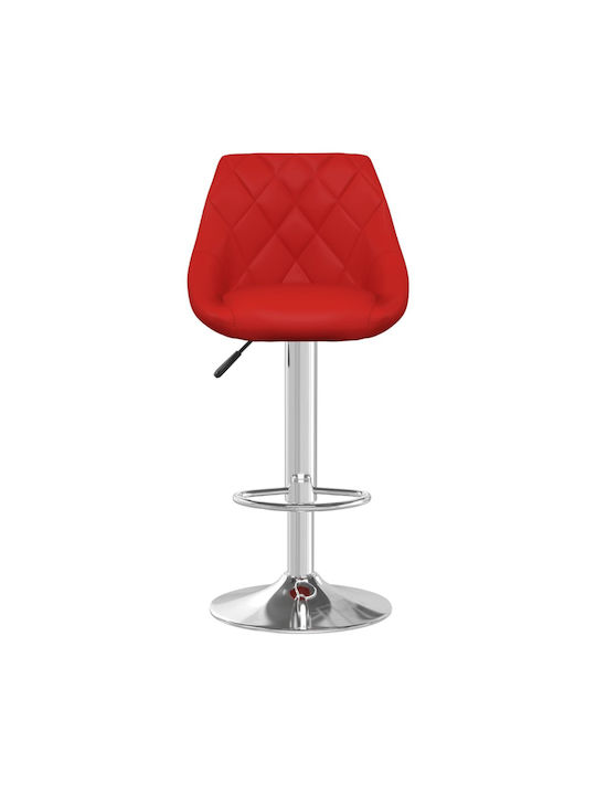 Stool Bar with Back & Adjustable Height Bordeaux 2pcs 44x46x82-103cm