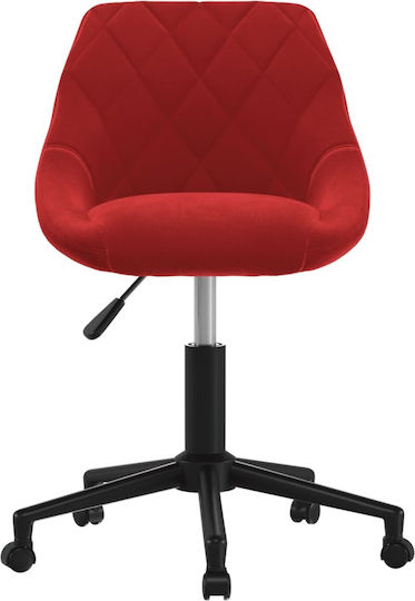 vidaXL Scaun De Birou Burgundia
