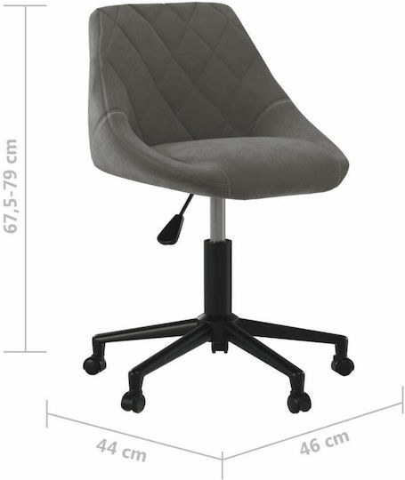 vidaXL Office Chair Dark Grey