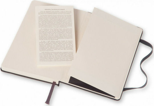 Moleskine Notebook A6 192 Sheets with Dots with Rubber Band Black