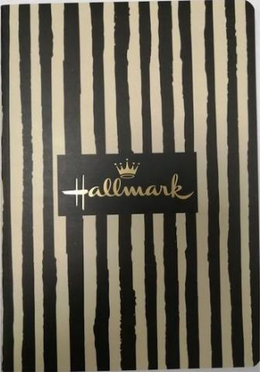 Hallmark Stripes Сет 3 Тетрадки 80 Листа A5 На райета Многоцветен