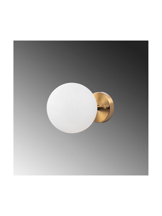 Opviq Modern Lumină de Perete cu Soclu E14 Auriu 15x15cm